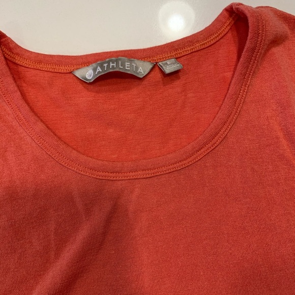 Athleta Orange Tee - Picture 2 of 2